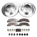 PowerStop Z36 Carbon-Fiber Ceramic Brake Pad with Drilled and Slotted Rotor Kit
