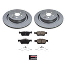 PowerStop Genuine Geomet Coated Rotor and Low-Dust Ceramic Brake Pad Kit