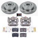 PowerStop OE Stock Replacement Low-Dust Ceramic Brake Pad, Rotor and Caliper Kit