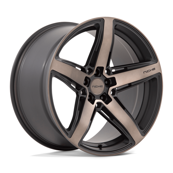 20X11 Niche 1PC M271 Teramo Black 5X115 ET20 Wheel Rim