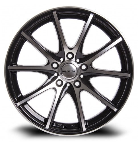 14x6 RTX Snare Black Machined 4x100 ET38 wheel/rim