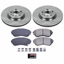 PowerStop OE Stock Replacement Low-Dust Ceramic Brake Pad and Rotor Kit