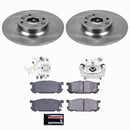 PowerStop OE Stock Replacement Low-Dust Ceramic Brake Pad, Rotor and Caliper Kit
