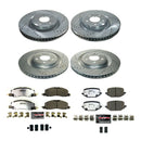 PowerStop Z36 Carbon-Fiber Ceramic Brake Pad with Drilled and Slotted Rotor Kit