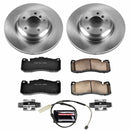 PowerStop OE Stock Replacement Low-Dust Ceramic Brake Pad and Rotor Kit