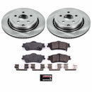 PowerStop OE Stock Replacement Low-Dust Ceramic Brake Pad and Rotor Kit