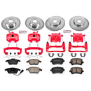 PowerStop Z23 Daily Driver Carbon-Fiber Ceramic Pads Drilled & Slotted Rotor & C