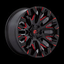 20x9 Fuel Off-Road D829 QUAKE Black Wheel 6x135 ET1 CB87.1-1