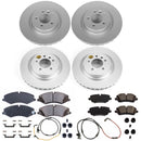 PowerStop Genuine Geomet Coated Rotor and Carbon-Fiber Ceramic Brake Pad Kit