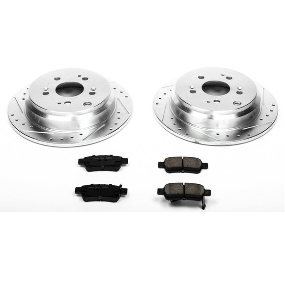 PowerStop Z23 Daily Driver Carbon-Fiber Ceramic Brake Pad and Drilled & Slotted