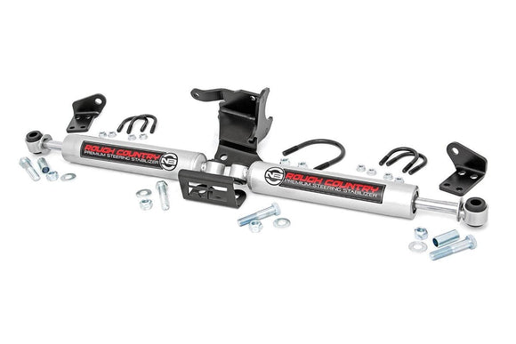 Rough Country N3 Steering Stabilizer 2.5-8" Lift Jeep Wrangler 18-23
