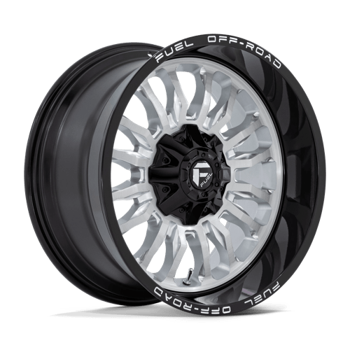 20x10 Fuel Off-Road D798 Arc Silver Brushed Face Black Lip 6x135 ET-18 Wheel