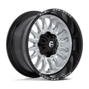 20x10 Fuel Off-Road D798 Arc Silver Brushed Face Black Lip 6x135 ET-18 Wheel