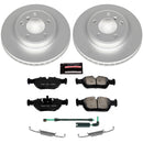 PowerStop Genuine Geomet Coated Rotor and Carbon-Fiber Ceramic Brake Pad Kit