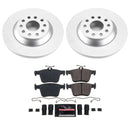 PowerStop Genuine Geomet Coated Rotor and Carbon-Fiber Ceramic Brake Pad Kit