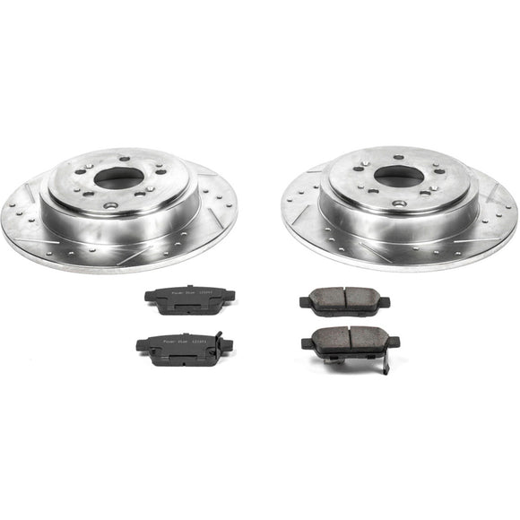 PowerStop Z23 Daily Driver Carbon-Fiber Ceramic Brake Pad and Drilled & Slotted
