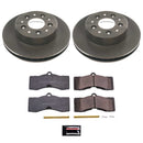 PowerStop OE Stock Replacement Low-Dust Ceramic Brake Pad and Rotor Kit