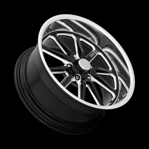 18X7 US Mag U117 Rambler Gloss Black Milled 5x114.3 ET1 Wheel Rim