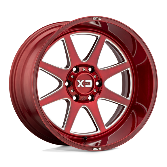 20X10 XD Series XD844 Pike BR-RED MILL 8X165.1 ET-18 wheel/rim