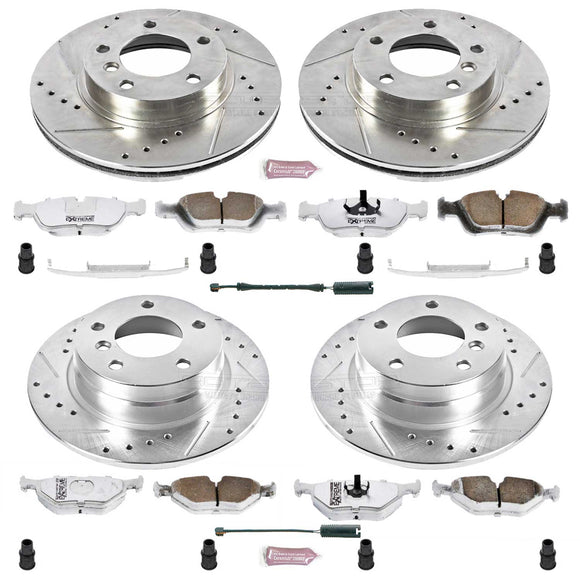 PowerStop Z26 Street Performance Ceramic Brake Pad and Drilled & Slotted Rotor K