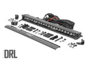 Rough Country Black Series LED Light Bar Amber DRL 20" Single Row