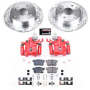 PowerStop Z23 Daily Driver Carbon-Fiber Ceramic Pads Drilled & Slotted Rotor & C