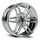 20x9 Vision 476 Wedge Chrome Wheel 5x120 ET30 CB74.1