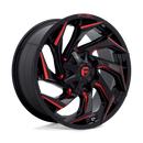 20X9 Fuel D755 REACTION Gloss Black-MIL-RTTC 8X165.1 ET20 wheel/rim