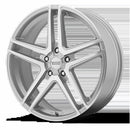 18X8 American Racing AR907 Silver w/ Machine Face Wheel/Rim 5x114.3 18-8