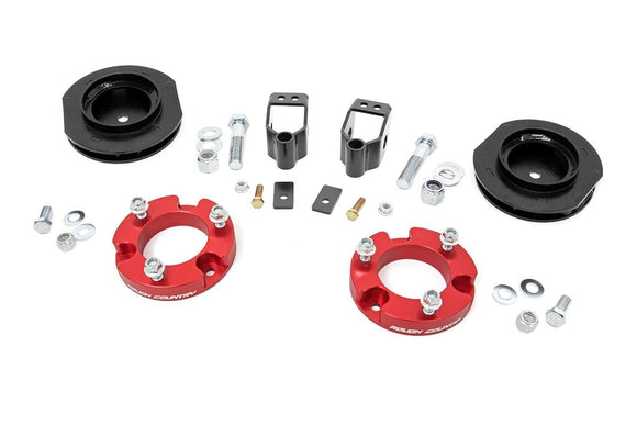 2 Inch Lift Kit - X-REAS - Red Spacers - Toyota 4Runner 4WD (10-23)
