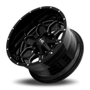 20x10 Hardrock Indestructible Black/Milled 6x135/139.7 ET-19 wheel/rim-4