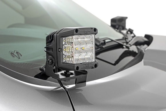 Rough Country LED Light Kit Ditch Mount 2" For Ram 1500 2WD 4WD 19-25