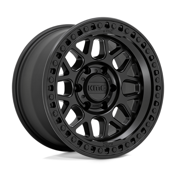 17X9 KMC KM549 GRS Satin Black 5X150 ET18 Wheel Rim