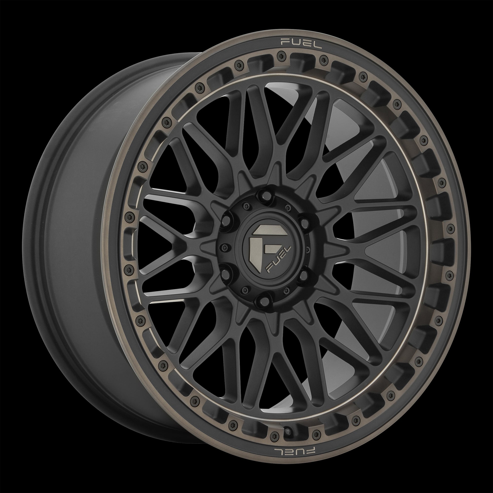 20X9 Fuel D759 Trigger Matte Black Dark Tint 6X135 ET1 wheel/rim