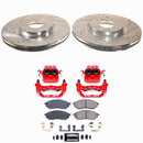 PowerStop Z23 Daily Driver Carbon-Fiber Ceramic Pads Drilled & Slotted Rotor & C