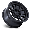 17X8.5 KMC KM729 Range Matte Black 6x114.3 ET0 Wheel Rim