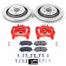 PowerStop Z23 Daily Driver Carbon-Fiber Ceramic Pads Drilled & Slotted Rotor & C