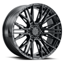 20x9.5 MTX Gangstar Gloss Black 6x139.7 ET15 CB106.1 Wheel