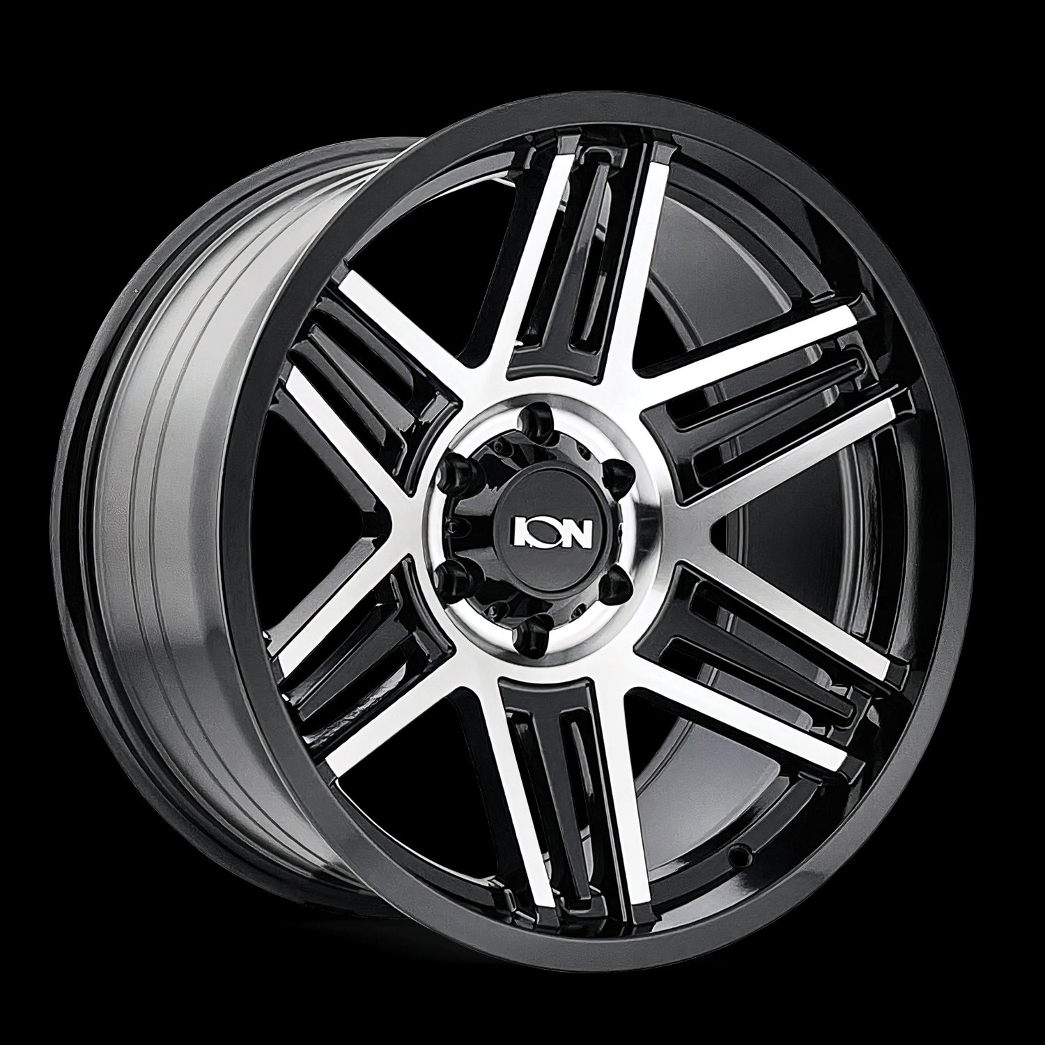 17x9 ION 147 Gloss Black Machined 6x135 ET0 Wheel Rim