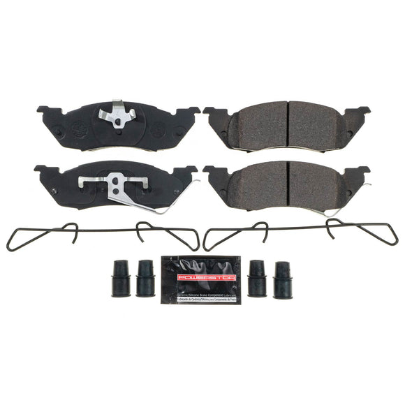 PowerStop Z23 Evolution Sport Carbon-Fiber Brake Pads With Hardware