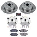 PowerStop OE Stock Replacement Low-Dust Ceramic Brake Pad, Rotor and Caliper Kit