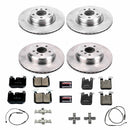 PowerStop OE Stock Replacement Low-Dust Ceramic Brake Pad and Rotor Kit