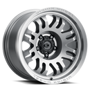 18x9 Vision 409 Inferno Gray Wheel 8x170 ET12 CB125.1-1