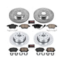 PowerStop Z23 Daily Driver Carbon-Fiber Ceramic Brake Pad and Drilled & Slotted