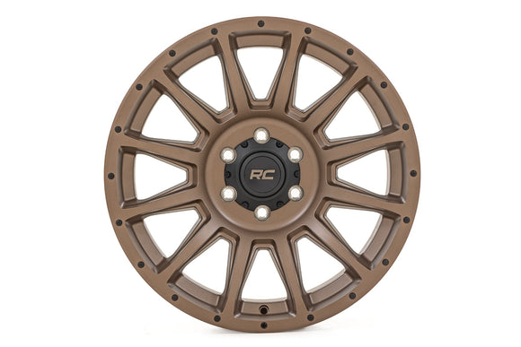 18x9 Rough Country 90 Series Bronze 6x135 ET-12 Wheel Rim