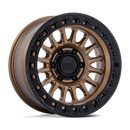 18X9 KMC KM552 IMS Matte Bronze With Gloss Black Lip 6x135 ET30 Wheel Rim