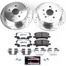 PowerStop Z36 Carbon-Fiber Ceramic Brake Pad with Drilled and Slotted Rotor Kit