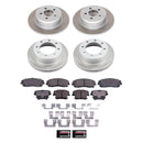 PowerStop Semi-Coated Rotor and Low-Dust Ceramic Brake Pad Kit