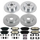 PowerStop Z23 Daily Driver Carbon-Fiber Ceramic Brake Pad and Drilled & Slotted