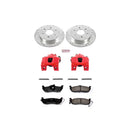 PowerStop Z23 Daily Driver Carbon-Fiber Ceramic Pads Drilled & Slotted Rotor & C